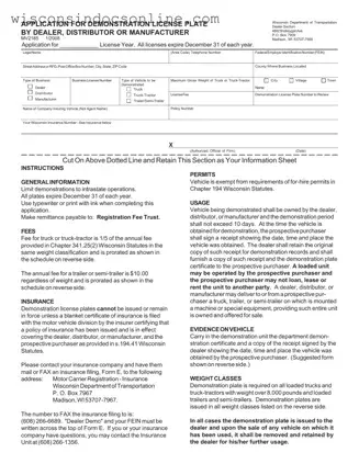 Blank Wisconsin Mv2185 Form
