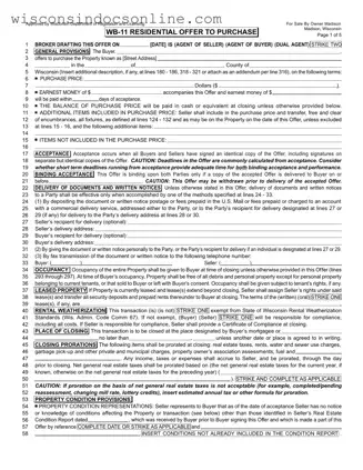 Blank Wisconsin Wb11 Form